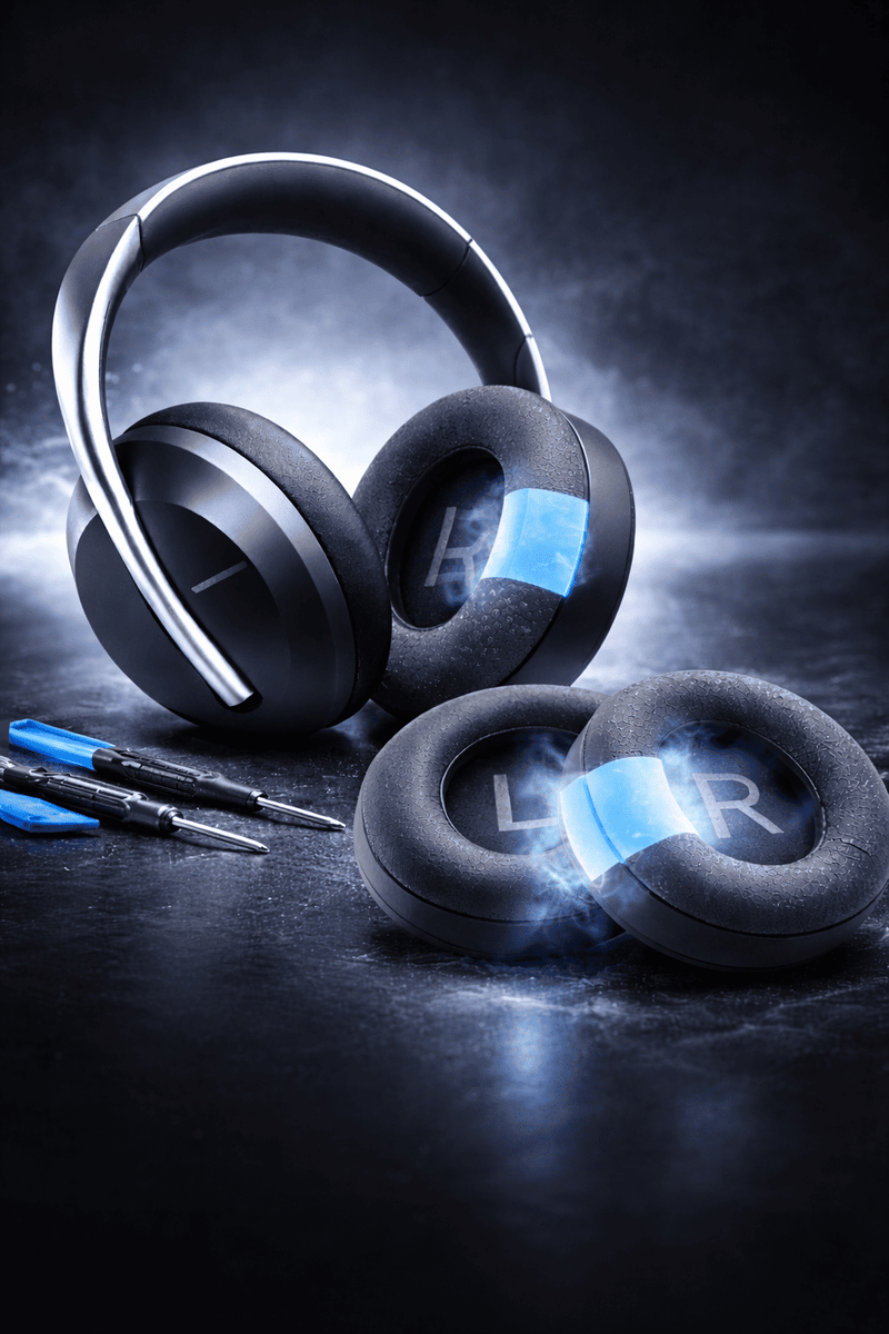 Premium replacement ear pads for headphones improving comfort and sound quality